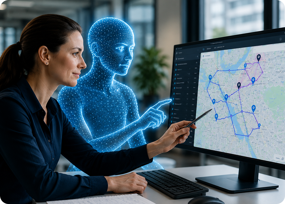 Disposition und intelligente Tourenoptimierung im Zusammenspiel