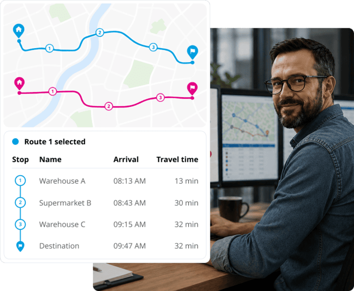 function: Calculate Routes Intelligently Route planning with PLANTOUR